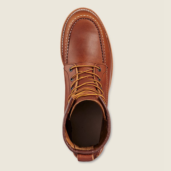 Work Støvler Herre - Red Wing Traction Tred - 8-Inch Soft Toe - Brune - GQKAFB-807